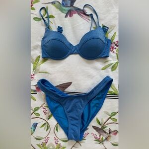 Triangle swim suit size xs bra  small bottom